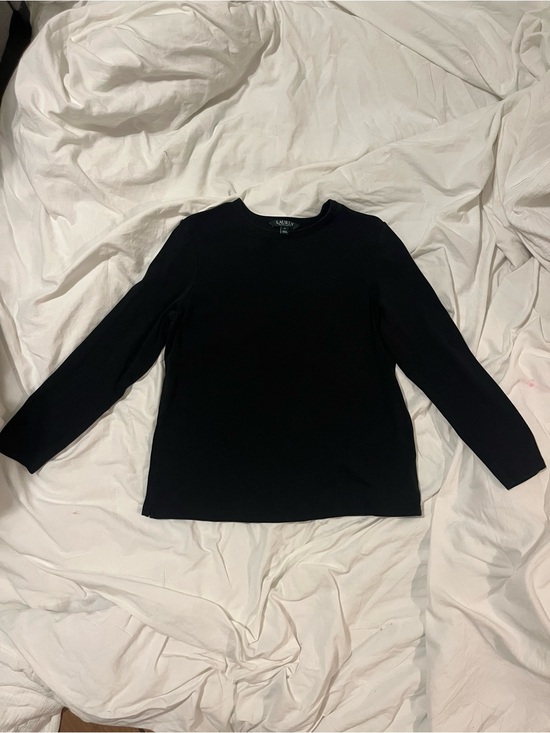Ralph Lauren Tops - Ralph Lauren Black Crewneck Pullover Sweater